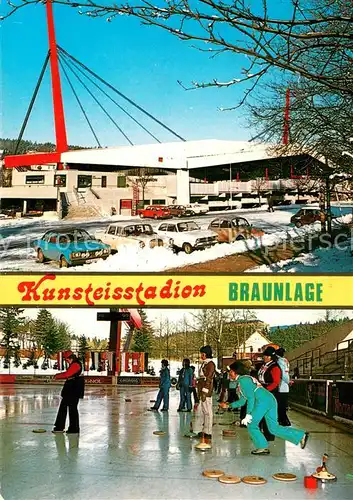 AK / Ansichtskarte Braunlage Kunsteisstadion Teilansichten Braunlage