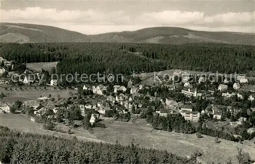 AK / Ansichtskarte Hahnenklee Bockswiese_Harz Blick vom Blocksberg Hahnenklee Bockswiese