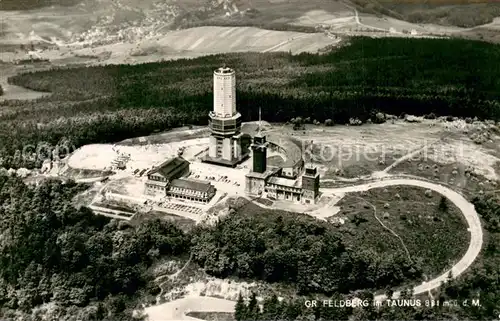 AK / Ansichtskarte Grosser_Feldberg_Taunus Fliegeraufnahme Grosser_Feldberg_Taunus