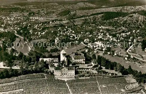 AK / Ansichtskarte Gernsbach Fliegeraufnahme mit Schloss Eberstein Gernsbach