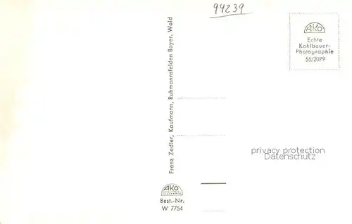 AK / Ansichtskarte Ruhmannsfelden Teilansicht Ruhmannsfelden