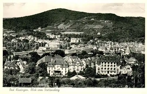 AK / Ansichtskarte Bad_Kissingen Blick vom Stationsberg Bad_Kissingen
