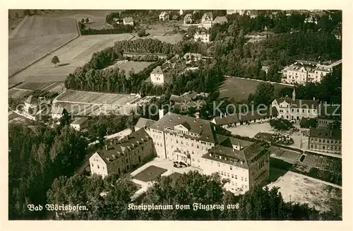 AK / Ansichtskarte Bad_Woerishofen Kneippianum Fliegeraufnahme Bad_Woerishofen