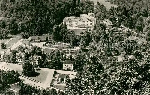 AK / Ansichtskarte Bad_Harzburg Fliegeraufnahme mit Burgbahnstation und Harzburger Hof Bad_Harzburg