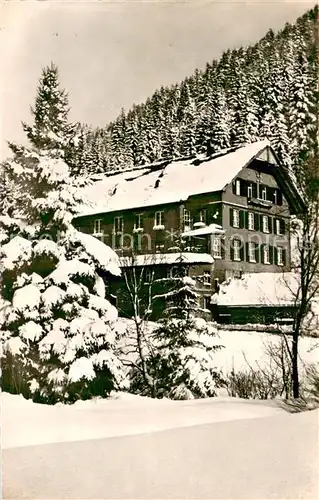 AK / Ansichtskarte Menzenschwand Jugendgenesungsheim Winterhalder II Menzenschwand