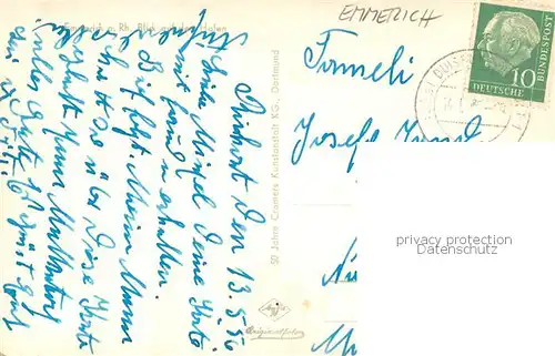 AK / Ansichtskarte Emmerich_Rhein Hafenpartie Emmerich Rhein