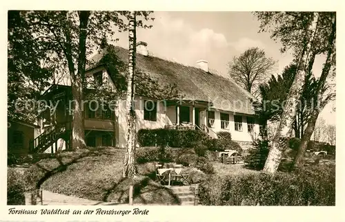 AK / Ansichtskarte Flensburg_DE Forsthaus Waldlust an der Flensburger Foerde 