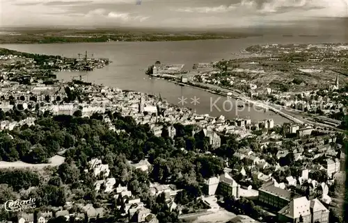 AK / Ansichtskarte Flensburg_DE Fliegeraufnahme 