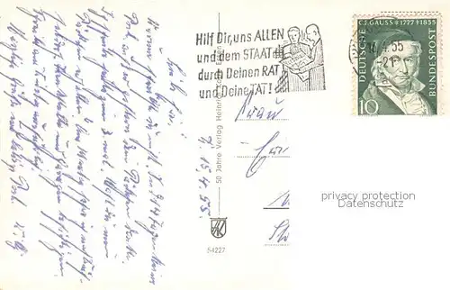 AK / Ansichtskarte Duisburg__Ruhr Brunnen am Koenig Heinrich Platz mit Duisburger Hof 