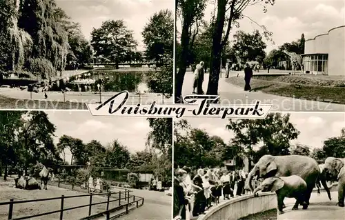 AK / Ansichtskarte Duisburg__Ruhr Tierpark Details 