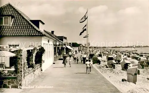 AK / Ansichtskarte Kellenhusen_Ostseebad Strand Promenade Kellenhusen_Ostseebad