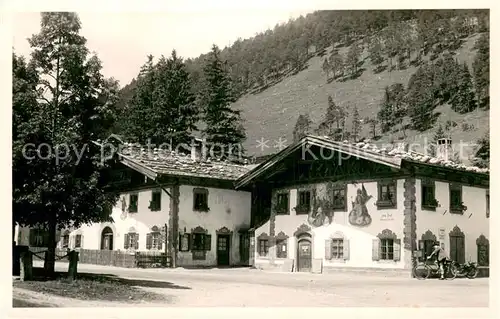 AK / Ansichtskarte Wallgau Alte Post Wallgau