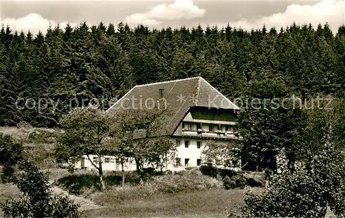 AK / Ansichtskarte Saig_Schwarzwald Berghaus Feser Saig Schwarzwald