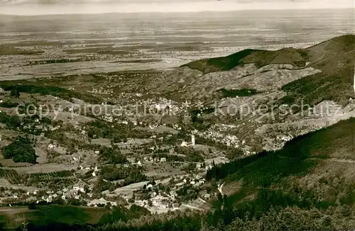 AK / Ansichtskarte Buehlertal Blick in die Rheinebene Buehlertal