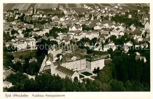 AK / Ansichtskarte Bad_Woerishofen Kurhaus Kneippianum Fliegeraufnahme Bad_Woerishofen