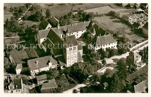 AK / Ansichtskarte Insel_Reichenau_Bodensee Muenster Fliegeraufnahme 