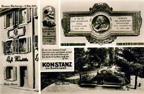 AK / Ansichtskarte Konstanz_Bodensee Hus Haus Hus Portrait Hus Stein Konstanz_Bodensee