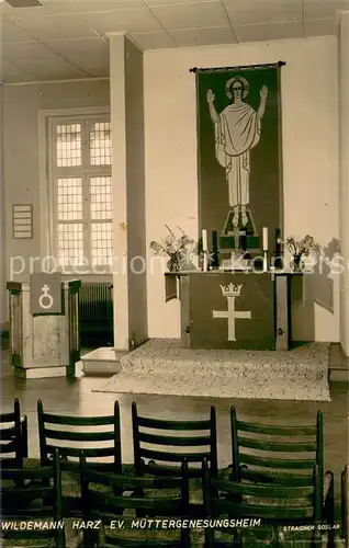 AK / Ansichtskarte Wildemann Ev Muettergenesungsheim Hauskapelle Wildemann