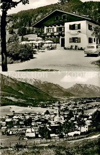 AK / Ansichtskarte Reit_Winkl Gasthof Pension Bergstueberl Panorama Reit_Winkl