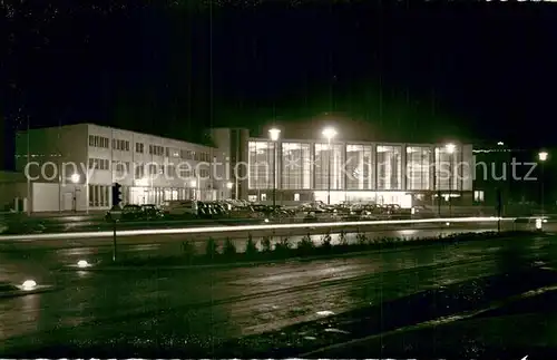AK / Ansichtskarte Heidelberg_Neckar Hauptbahnhof bei Nacht Heidelberg Neckar