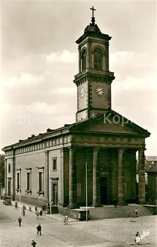 AK / Ansichtskarte Ansbach_Mittelfranken St Ludwigskirche Ansbach Mittelfranken