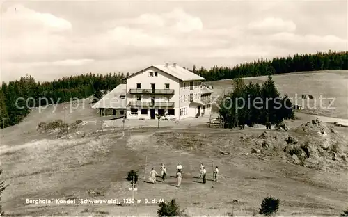 AK / Ansichtskarte Waldkirch_Breisgau Berghotel Kandel Waldkirch Breisgau