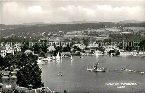 AK / Ansichtskarte Velden__Woerthersee_AT Fliegeraufnahme 