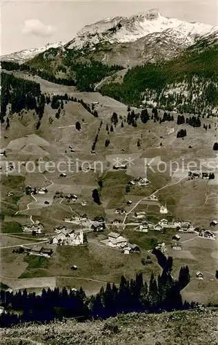 AK / Ansichtskarte Hirschegg_Kleinwalsertal_Vorarlberg Fliegeraufnahme mit Hoch Ifen Hirschegg_Kleinwalsertal