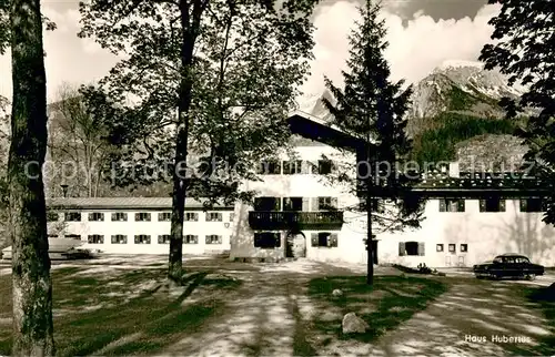 AK / Ansichtskarte Schoenau_Berchtesgaden Eisenbahner Erholungsheim Haus Hubertus Schoenau Berchtesgaden