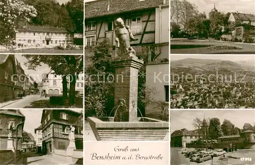 AK / Ansichtskarte Bensheim_Bergstrasse Orts und Teilansichten Brunnen Bensheim_Bergstrasse