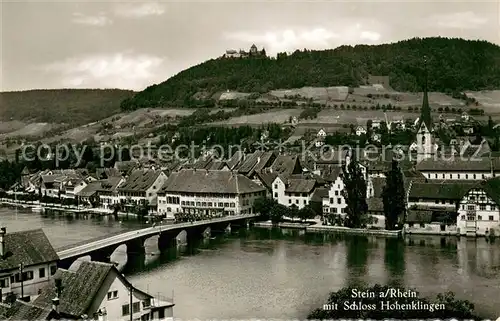 AK / Ansichtskarte Stein_Rhein_SH mit Schloss Hohenklingen 