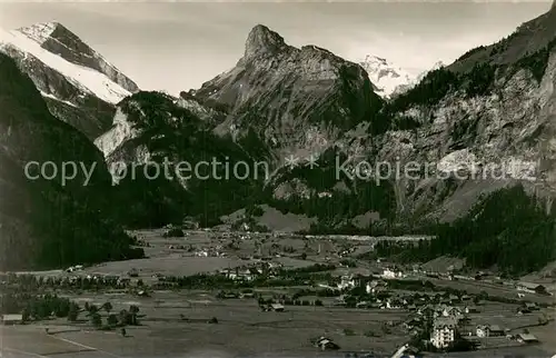 AK / Ansichtskarte Kandersteg_BE Kl Rinderhorn Gemmipass Gellihorn Steghorn Kandersteg_BE