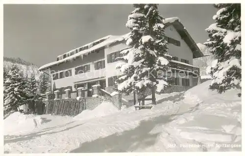 AK / Ansichtskarte Spitzingsee Polizeiheim Spitzingsee