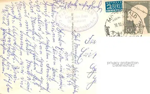 AK / Ansichtskarte Partnachalm_Garmisch Panorama 