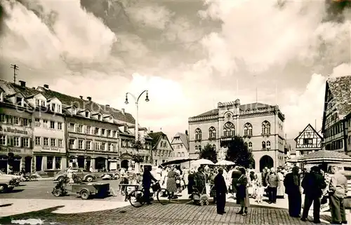 AK / Ansichtskarte Tauberbischofsheim Marktplatz Tauberbischofsheim