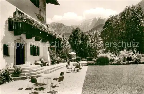 AK / Ansichtskarte Schoenau_Berchtesgaden Eisenbahner Erholungsheim Haus Hubertus Schoenau Berchtesgaden