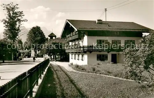 AK / Ansichtskarte Schoenau_Berchtesgaden Landhaus Zillnhaeusl mit Untersberg Schoenau Berchtesgaden
