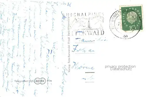 AK / Ansichtskarte Mittenwald_Bayern Korbinianhuette mit Karwendel Mittenwald Bayern