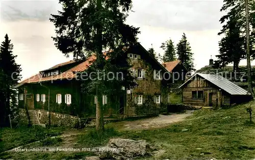 AK / Ansichtskarte Bayerischer_Wald Unterkunftshaus am Falkenstein Bayerischer Wald