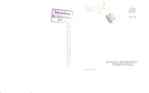 AK / Ansichtskarte Bayerischer_Wald Unterkunftshaus am Falkenstein Bayerischer Wald