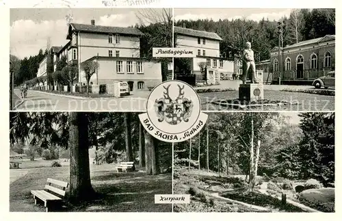 AK / Ansichtskarte Bad_Sachsa_Harz Paedagogium Kurpark Bad_Sachsa_Harz