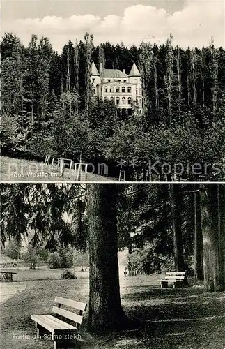 AK / Ansichtskarte Bad_Sachsa_Harz Haus Westfalen Partie am Schmelzteich Bad_Sachsa_Harz