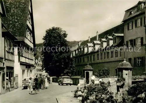 AK / Ansichtskarte Bad_Mergentheim Deutschordensschloss und Gasthof Johanniter Bad_Mergentheim