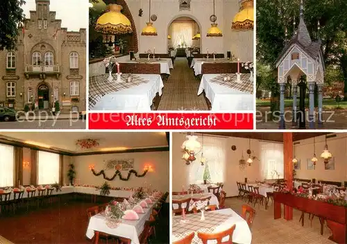 AK / Ansichtskarte Friedrichstadt_Eider Altes Amtsgericht Gastraeume  Friedrichstadt_Eider