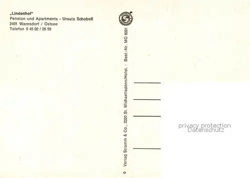 AK / Ansichtskarte Warnsdorf_Holstein Lindenhof Gastraeume Terrasse Zimmer Warnsdorf_Holstein