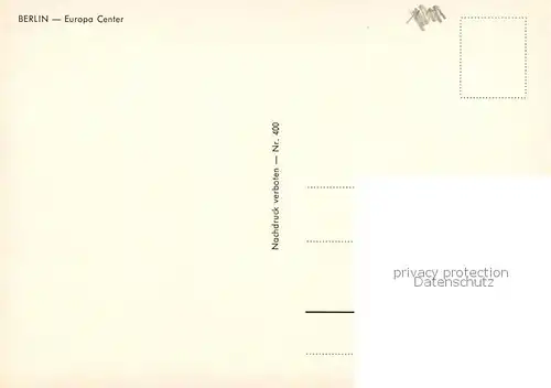 AK / Ansichtskarte Berlin Europa Center Berlin