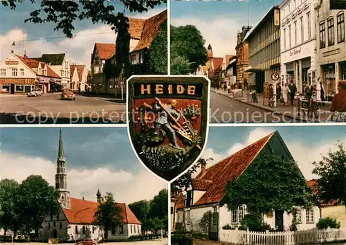 AK / Ansichtskarte Heide_Holstein Ortsansichten Kirche Heide_Holstein