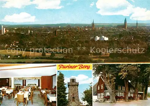 AK / Ansichtskarte Bad_Schwartau Panorama Gaststaette Pariner Berg Gaststube Aussichtsturm Bad_Schwartau