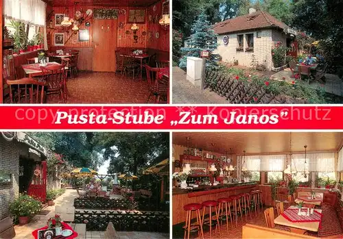 AK / Ansichtskarte Bremen Pusta Stube Zum Janos Gaststube Bar Terrasse Bremen