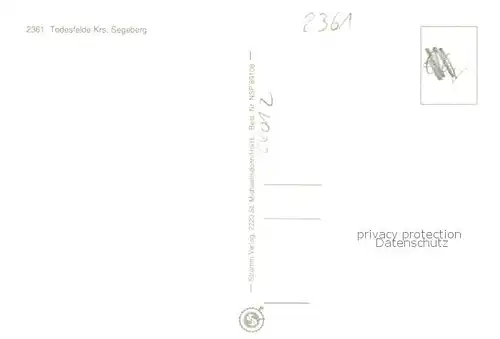 AK / Ansichtskarte Todesfelde Gaststaette Kirche Feuerwehr Todesfelde